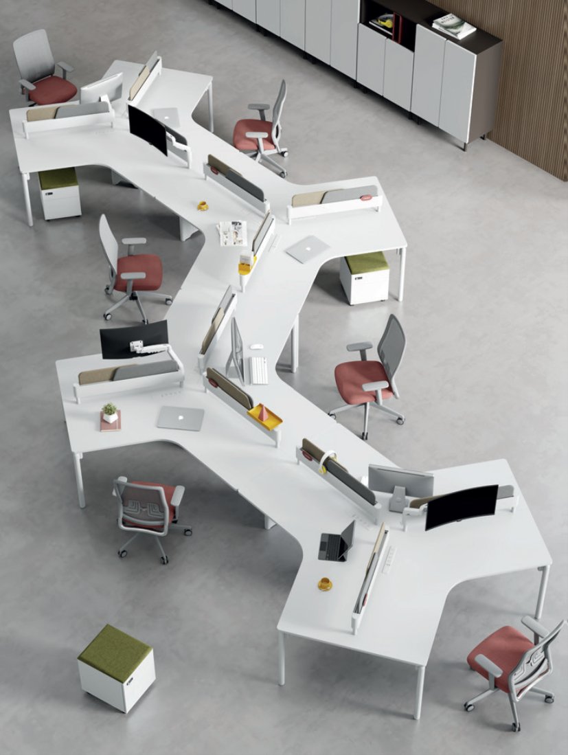 Commercial office furniture systems
